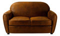 2-seater Sofa-MOOVIIN-Canapé 2 places maya marron en microfibre 150x93x8