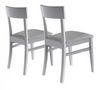 Chair-WHITE LABEL-Lot de 2 chaises NEW AGE blanches