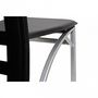 Chair-WHITE LABEL-6 Chaises de salle a manger noires