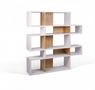 Bookcase-WHITE LABEL-TemaHome LONDON bibliothèque design 5 niveaux blan