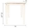 Square dining table-WHITE LABEL-Table repas carrée SCUOLA 70 x 70 cm