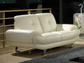 2-seater Sofa-WHITE LABEL-Canapé Cuir 2 places SWAN