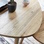 Rectangular coffee table-BOIS DESSUS BOIS DESSOUS-Table basse en bois de mindy 100 OSLO