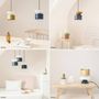 Hanging lamp-DESIGNER BOX-CELESTE