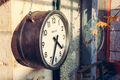 Wall clock-industrial for home