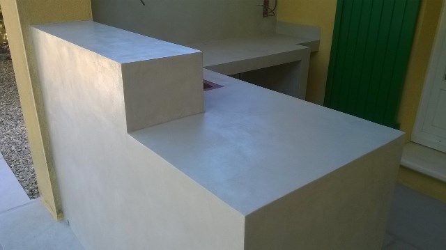 Rouviere Collection - Waxed concrete for wall-Rouviere Collection-Plan de travail en béton ciré