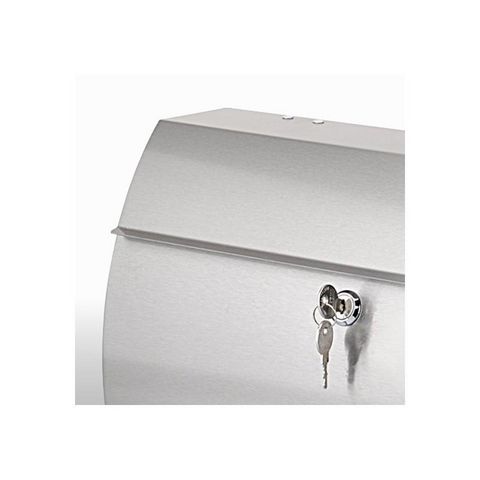 WHITE LABEL - Letter box-WHITE LABEL-Boîte aux lettres murale acier brossé