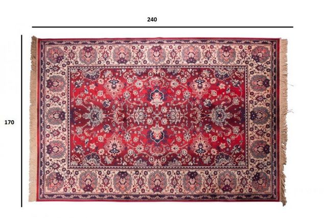 WHITE LABEL - Berber carpet-WHITE LABEL-Tapis BID rouge de Dutchbone