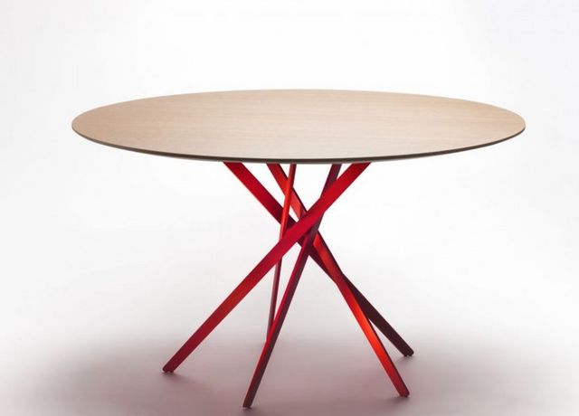 Adentro - Round diner table-Adentro-Iki