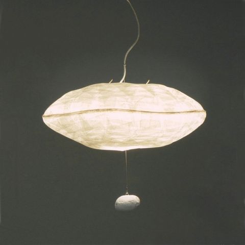 Celine Wright - Hanging lamp-Celine Wright-GIBOULEE - suspension en papier japonais 50 cm