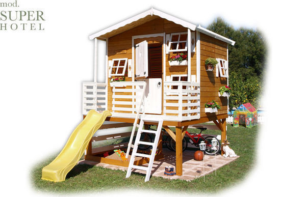 CABANES GREEN HOUSE - Children's garden play house-CABANES GREEN HOUSE-SUPER HOTEL