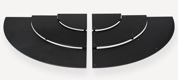 Rigaflex - Buffet display stand-Rigaflex-Escalier 1/4 de rond