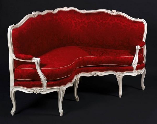 Aveline - Corner sofa-Aveline-Paire de canapés d'angle Louis XV