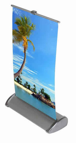 Marler Haley Expo Systems - Vertical hanging banner-Marler Haley Expo Systems-MH Miniature Banner Stand Description