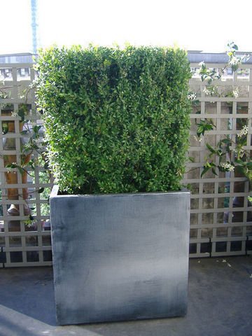 ATELIER SO GREEN - Flower container-ATELIER SO GREEN-ICC60 - Gamme MATIERE - Finition ZINC