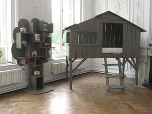 L'oiseau fait son nid -  - Hütte Bett Für Kinder