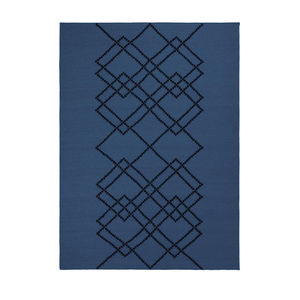 LOUISE ROE COPENHAGEN - borg #04 royal blue - Moderner Teppich
