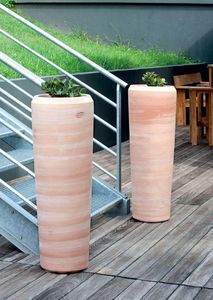 POTERIE GOICOECHEA - vase tube lisse - Garten Blumentopf