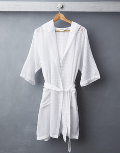 ATOLYIA - plaj robe en blanc - Morgenmantel