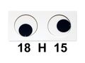 Tischuhr-WHITE LABEL-Horloge insolite yeux tournant deco maison design 