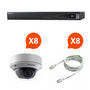 Sicherheits Kamera-HIKVISION-Video surveillance - Pack NVR 8 caméras vision noc