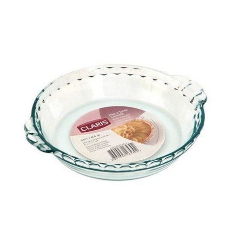 WHITE LABEL - Tortenplatte-WHITE LABEL-Plat à tarte cannelé en verre création Saint-Gobai