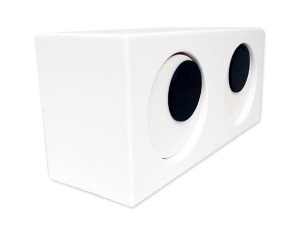 WHITE LABEL - Tischuhr-WHITE LABEL-Horloge insolite yeux tournant deco maison design 