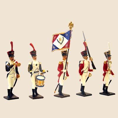 Cbg Mignot - Zinnsoldat-Cbg Mignot-Bataillon Valaisan 1805