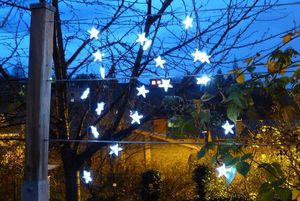 FEERIE SOLAIRE - guirlande etoiles 20 leds blanches solaire 3m80 - Guirnalda Luminosa
