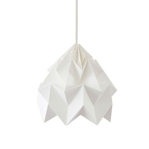 SNOWPUPPE - moth - suspension papier blanc ø20cm | suspension  - Lámpara Colgante