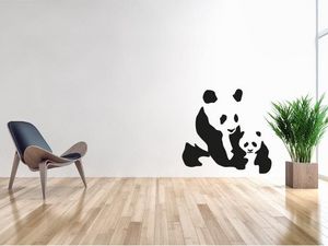 WHITE LABEL - sticker panda - Adhesivo