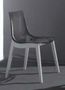 Silla-WHITE LABEL-Chaise design ORBITAL WOOD plexiglas fumé et hêtre