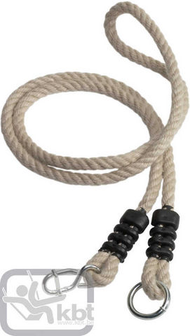 Kbt - Aparatos de gimnasia-Kbt-Rallonge de corde en Chanvre synthétique 1,10m à 1