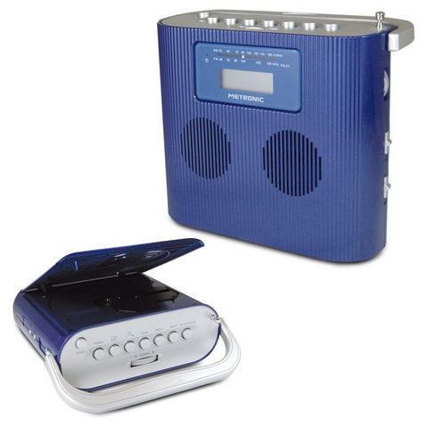 METRONIC - Radio CD Portátil-METRONIC