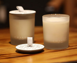 CHANDO SHANGHAI - frosted candle cup - Candela Profumata