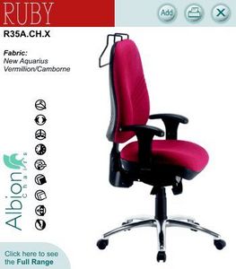 Albion Chairs - ruby - Poltrona Ufficio