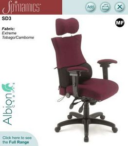 Albion Chairs - spynamics - Poltrona Ufficio
