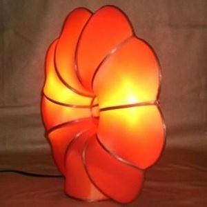 atoutdeco.com - lampe en soie naturelle modèle fleur - Lampada Da Tavolo