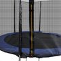 Trampolino elastico-WHITE LABEL-Trampoline 10' 3 pieds + filet de sécurité
