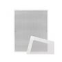 Zanzariera per finestra-WHITE LABEL-Moustiquaire pour fenêtre cadre fixe en aluminium 120x140 cm blanc