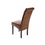 Sedia-WHITE LABEL-6 chaises de salle à manger marron