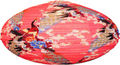 Lampada a sospensione-Gong-Suspension ovale 80cm Bird Red