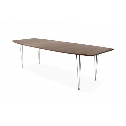 WHITE LABEL - Tavolo da pranzo rettangolare-WHITE LABEL-Table extensible design Musset