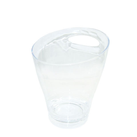 WHITE LABEL - Secchiello per ghiaccio-WHITE LABEL-Seau à champagne en plastique cristal