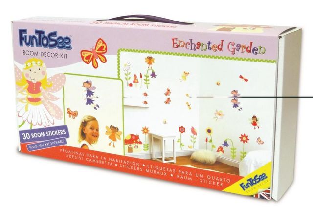 Funtosee - Adesivo decorativo bambino-Funtosee-Kit de stickers Le Jardin Enchanté